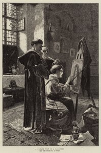 En privat utsikt i et kloster av Lionel Charles Henley