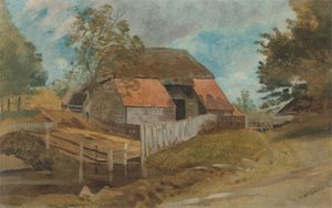 Old Barn av Lionel Constable