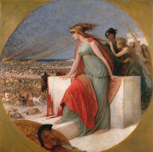 Battle Scene, ca. 1890 (olje på lerret)