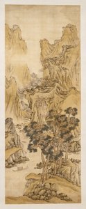 The Peach Blossom Spring, 1650. av Liu Du