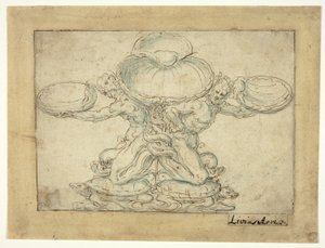 Design for en saltkjeller eller en bordfontene av Livio Agresti