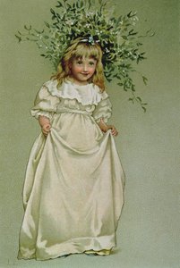 Under mistelteinen, 1800-tallet av Lizzie Mack