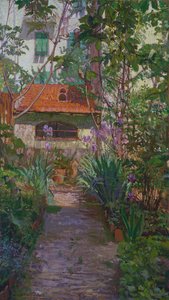 Triptyken eller hagen i blomst (sidepanel) (1907)