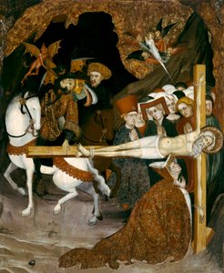 Korsfestelsen av St. Andreas apostelen. Maleri av Lluis Borrassa (1360-1425)