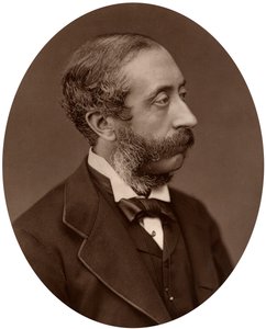 Jarl av Carnarvon, president for Society of Antiquaries, 1880. av Lock and Whitfield