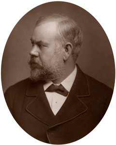 Henry Hugh Armstead, RA, britisk billedhugger og illustratør, 1883. av Lock and Whitfield