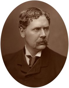 Marcus Stone, kunstner og medarbeider ved Royal Academy, 1882. av Lock and Whitfield