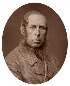 Sir Robert Porrett Collier, dommer i Judicial Committee of the Privy Council, 1880. av Lock and Whitfield