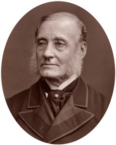 Sir Rutherford Alcock , britisk diplomat og president for Royal Geographical Society, 1877. av Lock and Whitfield