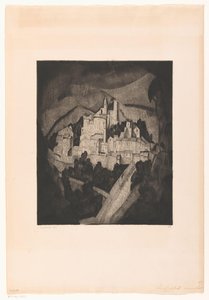 Les Angles I (original tittel) av Lodewijk Schelfhout (signed by artist)