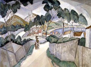 Landskap nær Villeneuve-les-Avignon