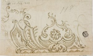Dekorativt design av Lodovico Carracci