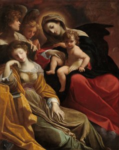 Drømmen om Saint Catherine of Alexandria, ca. 1593.