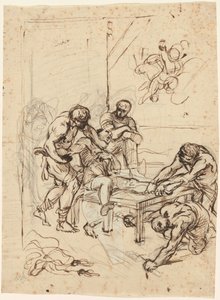 Saint Lawrences martyrium av Lodovico Carracci