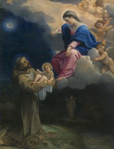The Vision of Saint Francis, ca. 1602 av Lodovico Carracci
