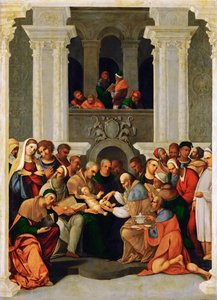 Renaissance: The Circumcision of Christ - Die Beschneidung Christi av Mazzolino, Ludovico (1480-1528)