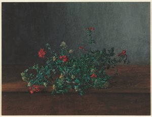 Stilleben med ville blomster av Léon Bonvin