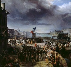 Nasjonalgarden i Paris drar til hæren, september 1792