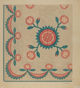 Applikert quilt av Lon Cronk