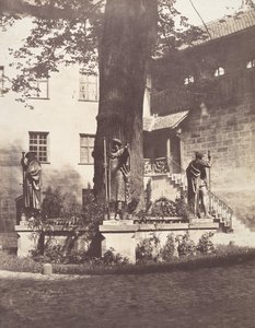 Nürnberg, Interiør av hoffet til den keiserlige Burg, 1857. av Léon Gérard