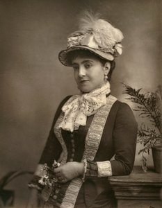 Adelina Patti, italiensk operadiva, 1882.