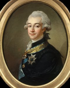 Portrett av Hans Axel, greve av Fersen (1755 - 1810) Marechal of Suede. Maleri av Pasch Lorenz (1733 - 1805). Privat samling.