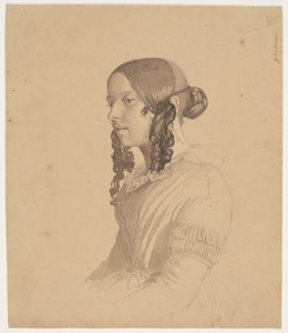 Kvinneportrett (Helene v. Germadt) av Lorenz Frølich