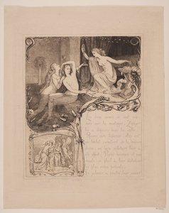 Illustrasjonsnr. 7 til "Cupid and Psyche" av Lorenz Frølich