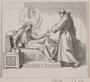 Illustrasjon til "Svend Tveskægs tog til England og slaget ved Svold" av Lorenz Frølich