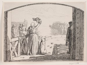 Illustrasjon til Adam Oehlenschlägers dikt «De to kirketårnene»