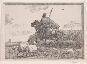 Illustrasjon til Adam Oehlenschlägers dikt «De to kirketårne» av Lorenz Frølich