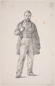 Selvportrett av L. Frølich av Lorenz Frølich