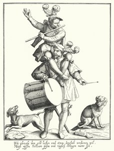 Trommeslageren og fiferen (gravering)