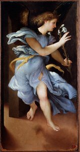 Bebudelsens engel - maleri av Lorenzo Lotto