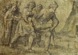 Kristus båret til graven, av Lorenzo Lotto