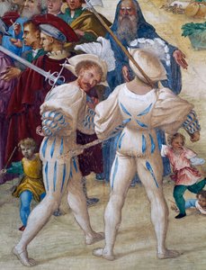 Martyrdom of Saint Barbara, detalj fra historiene til Saint Barbara av Lorenzo Lotto