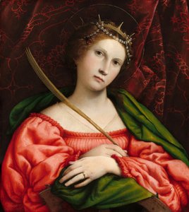 Saint Catherine, 1522. av Lorenzo Lotto