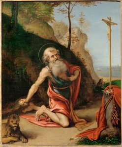 Den botferdige Sankt Jerome (maleri) av Lorenzo Lotto
