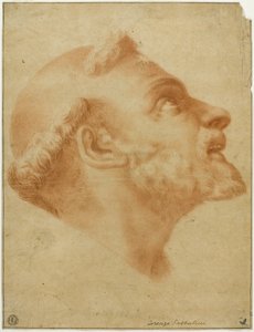 Oppvendt sjef for Saint Dominic av Lorenzo Sabbatini