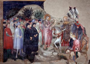Døperen Johannes forkynnelse (fresco av Lorenzo Salimbeni