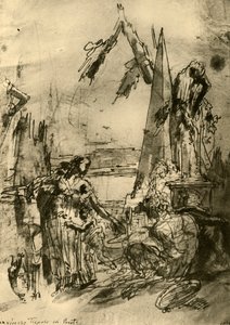 'Capriccio', midten av 1700-tallet, 1928 av Lorenzo Tiepolo