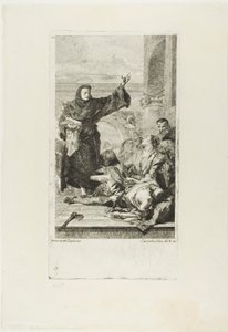 Miraklet til St. Antonius av Padua av Lorenzo Tiepolo