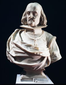 Marmorbyste av Domenico Petra, av Lorenzo Vaccaro (1655-1706), Peterskirken i Maiella, Napoli, Italia av Lorenzo Vaccaro
