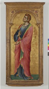 Evangelisten Johannes, 1355-57 av Lorenzo Veneziano