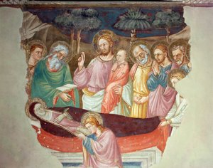 Sovesalen eller Jomfruens død (fresco av Lorenzo di Bicci