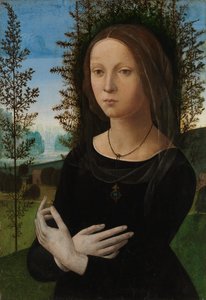 Portrett av en ung kvinne, ca. 1490-1500.