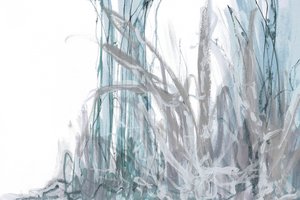 Flytende, abstrakte siv av Lori Ann Folz