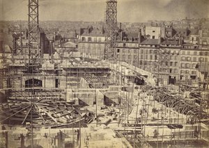 Bygningen av Paris Opera (Palais Garnier) 25. mars