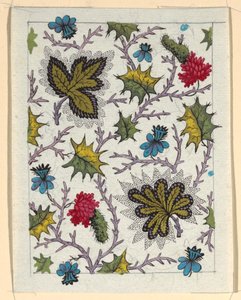 Blomsterdesign for trykt tekstil