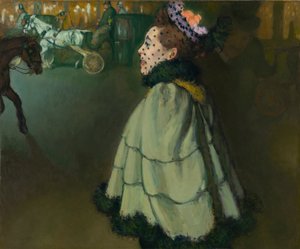 Kvinne på Champs-Élysées om natten av Louis Anquetin